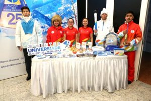 Главные атрибуты Универсиады-2017 представлены на выставке «Алматы – золотая колыбель Независимости»