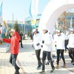 Факелоносцы Карагандинской области верят в победу казахстанских спортсменов